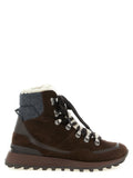 Brown Calfskin Ankle Boots