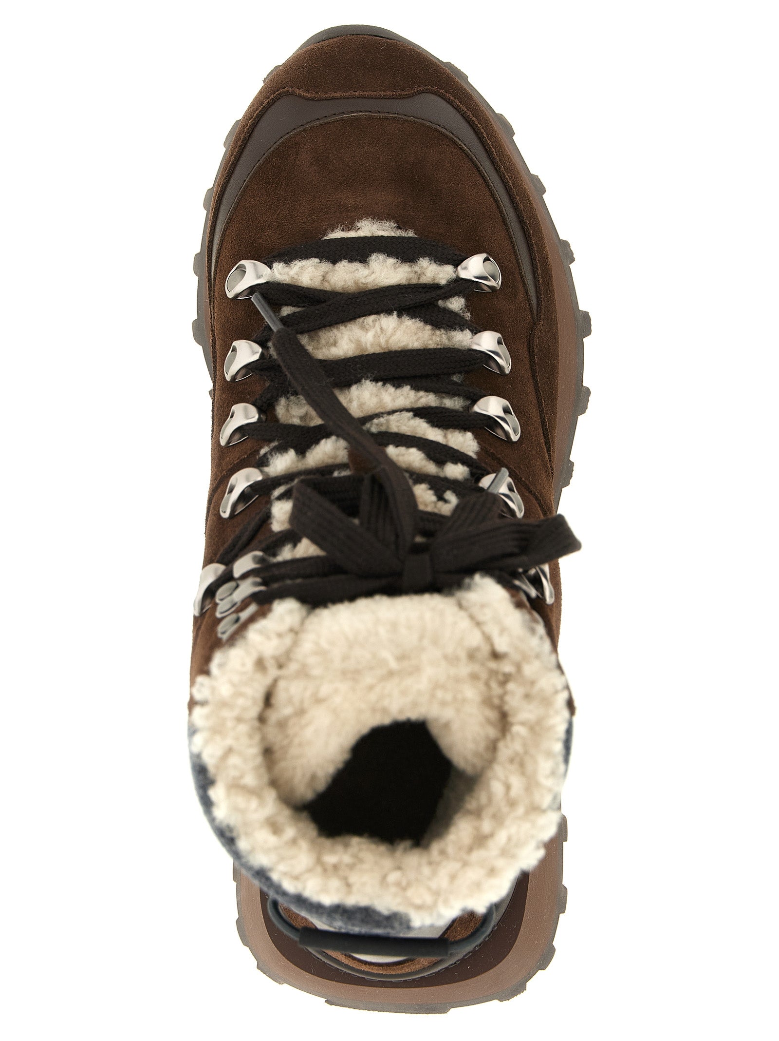 Brown Calfskin Ankle Boots
