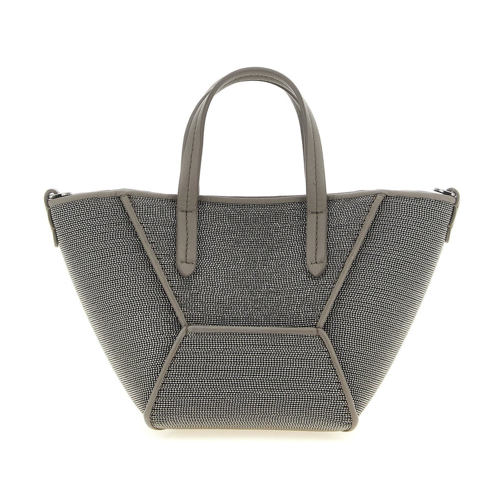 Gray Calfskin Handbag
