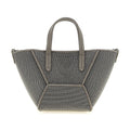 Gray Calfskin Handbag