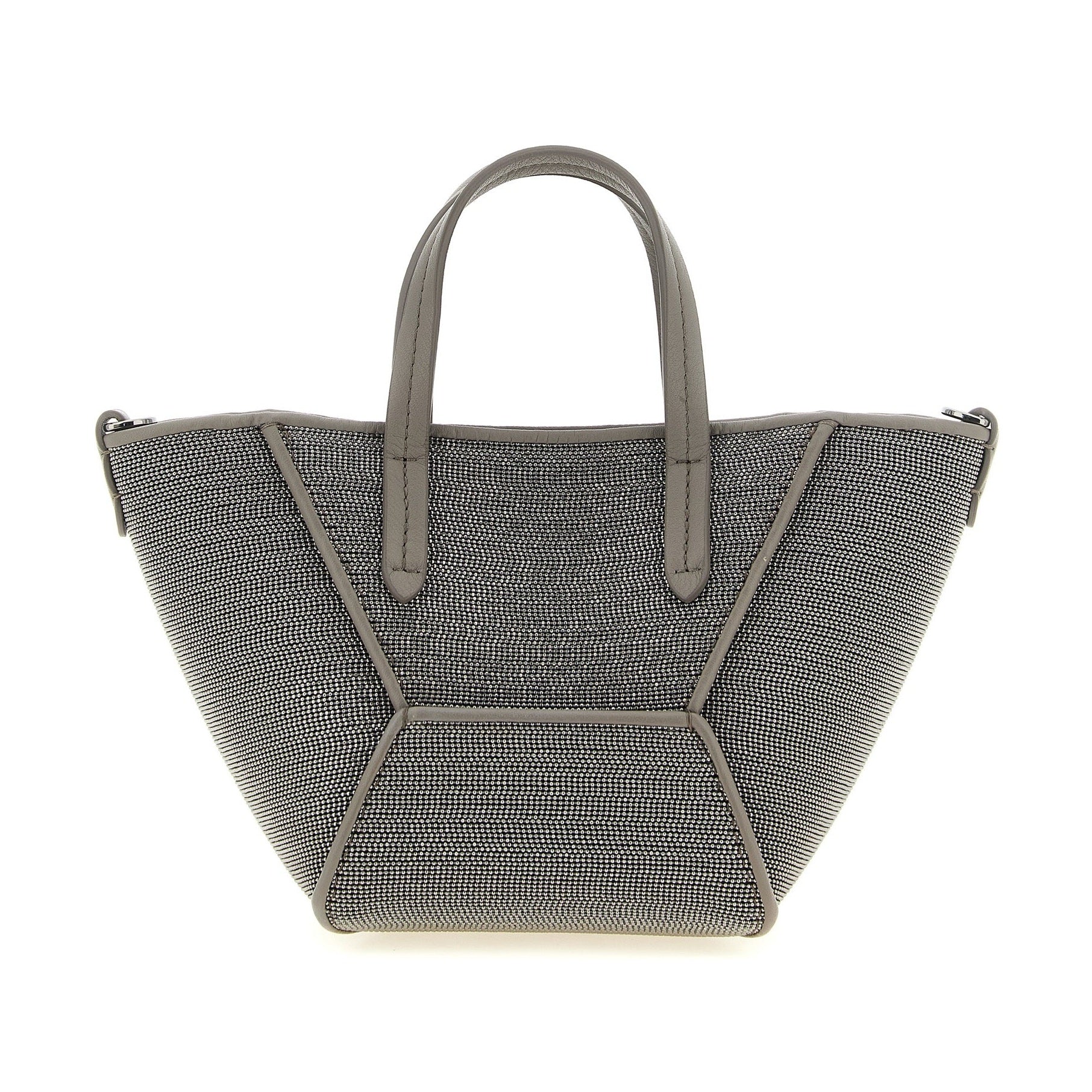 Gray Calfskin Handbag