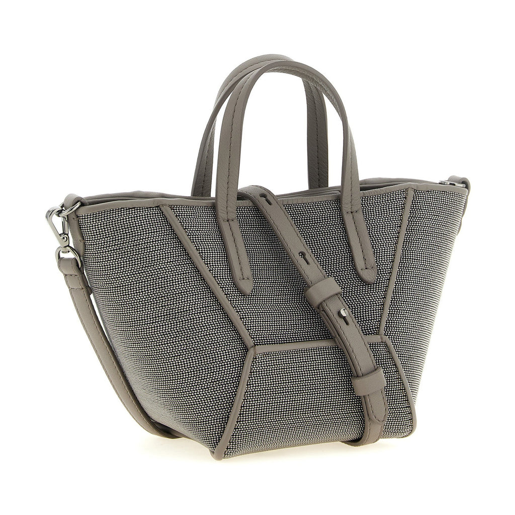 Gray Calfskin Handbag