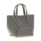 Gray Calfskin Handbag