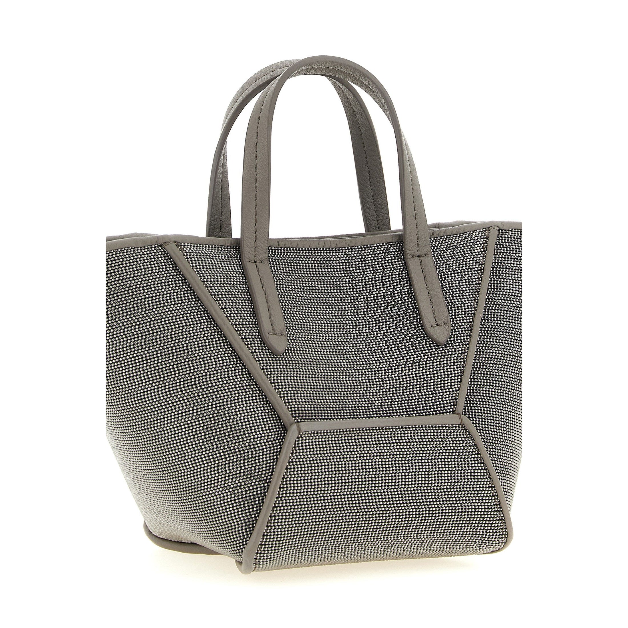 Gray Calfskin Handbag