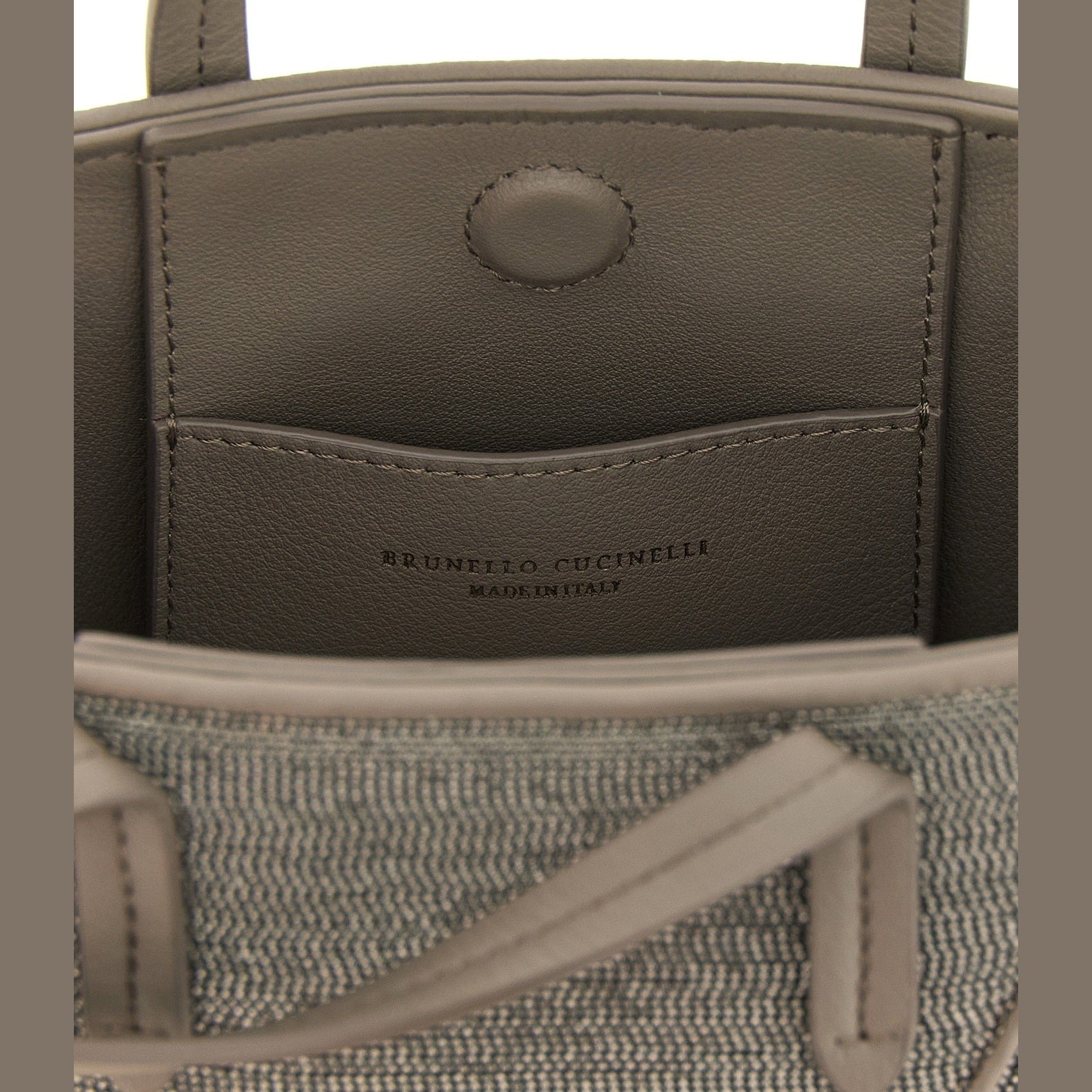 Gray Calfskin Handbag