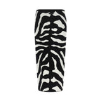 Bicolor Viscose Midi Skirt