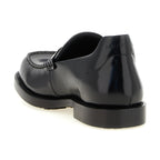 Black Calfskin Slip-On Loafers
