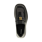 Black Calfskin Slip-On Loafers