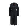 Black Wool Oves Aries Coat