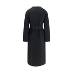 Black Wool Oves Aries Coat