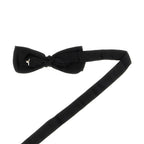 Black Silk Bowtie