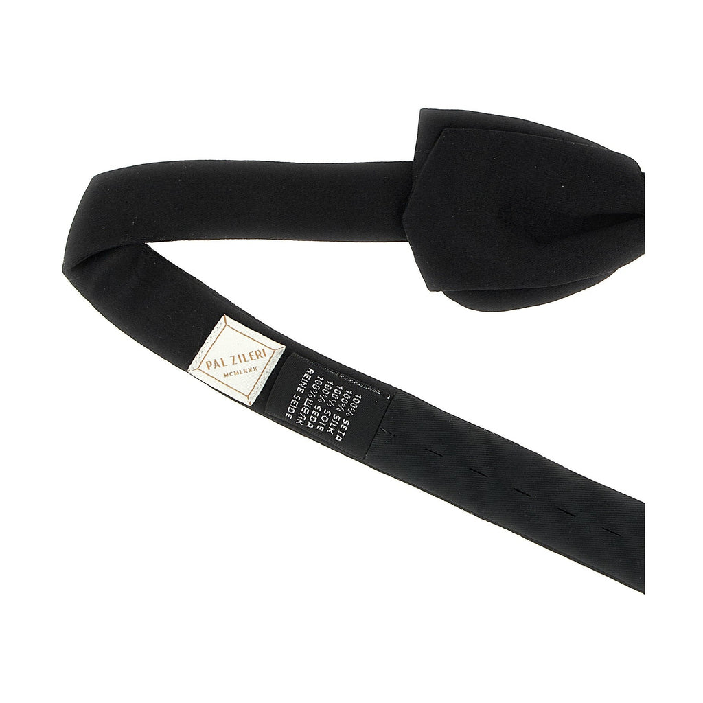 Black Silk Bowtie