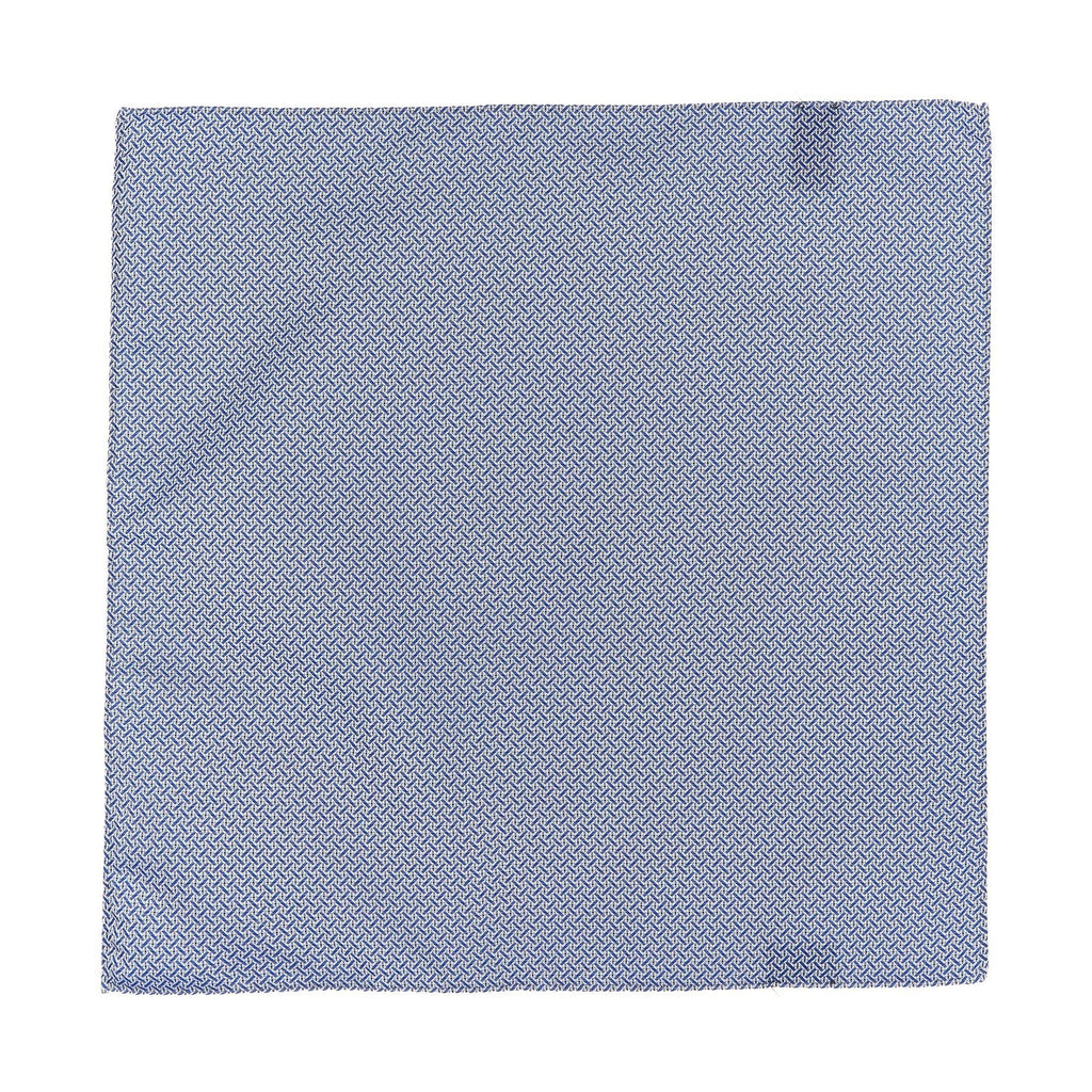 Blue Polyester Pocket Square