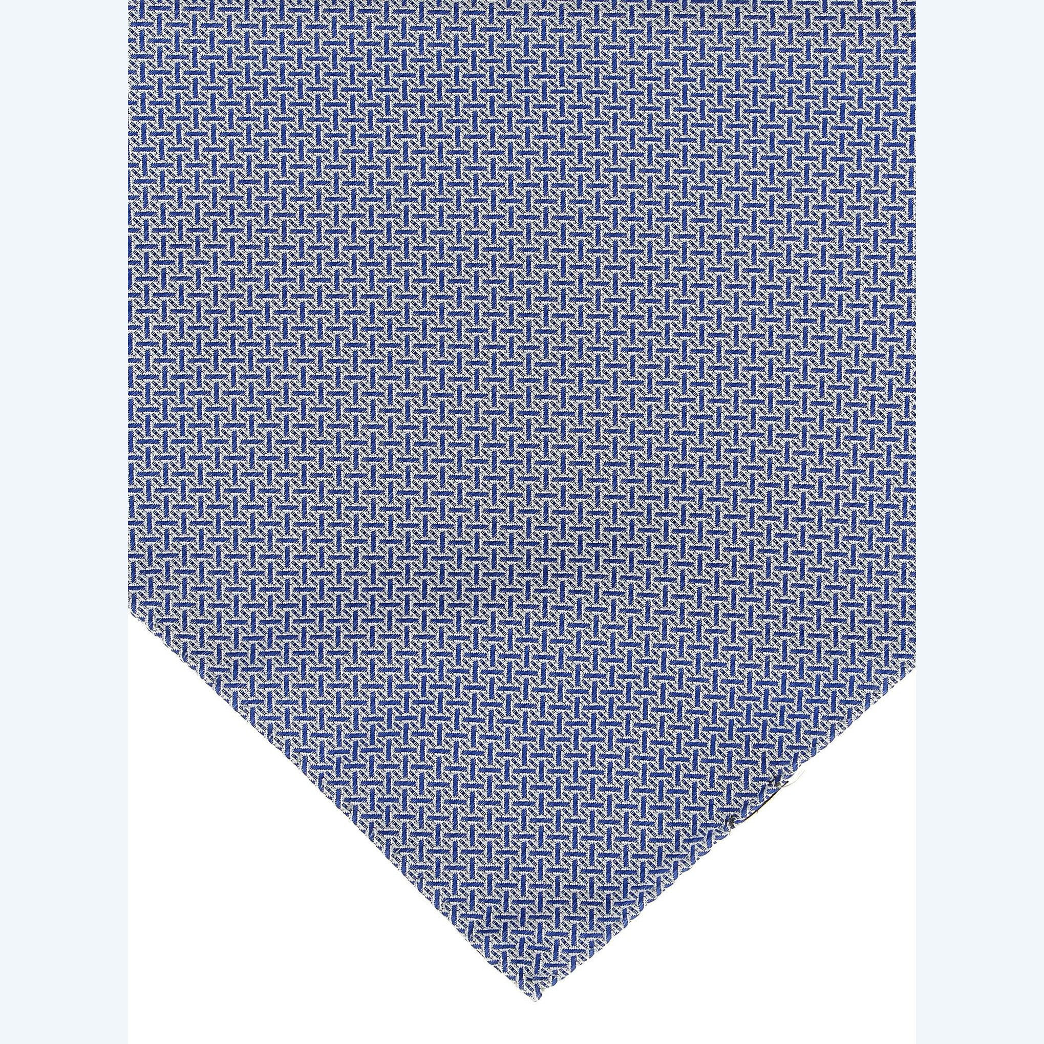 Blue Polyester Pocket Square