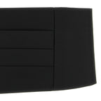 Black Polyester Cummerbund