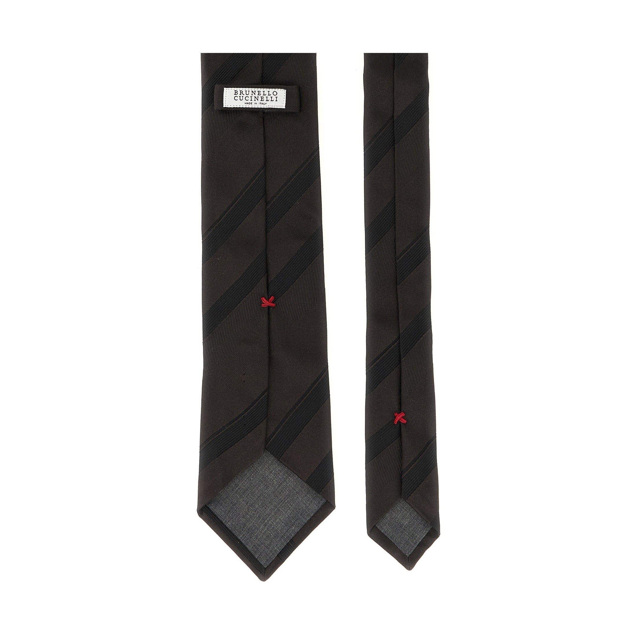 Brown Silk Tie