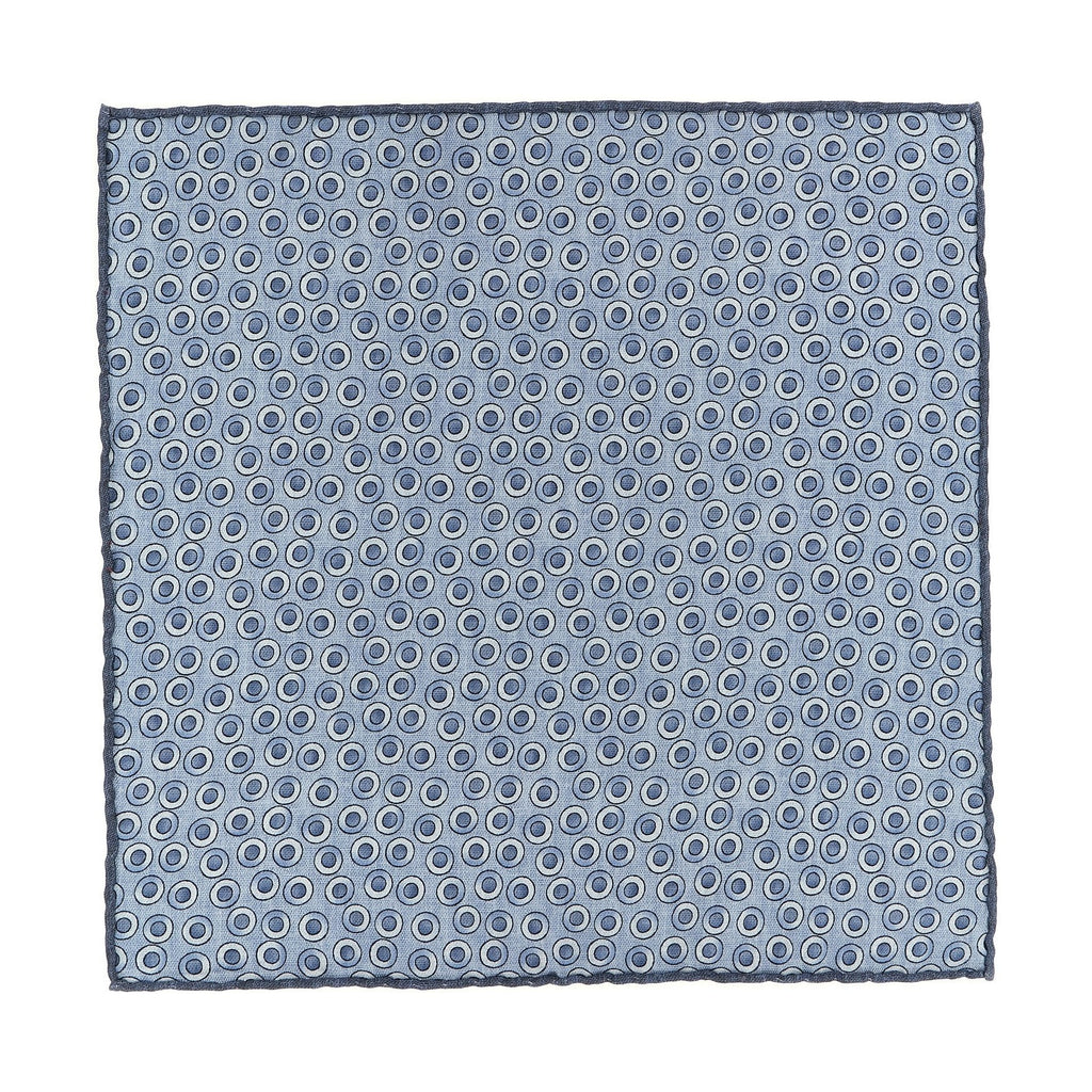 Blue Silk Pocket Square