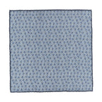 Blue Silk Pocket Square