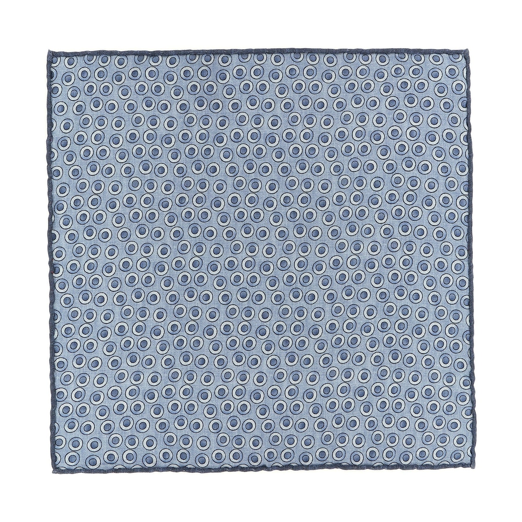 Blue Silk Pocket Square