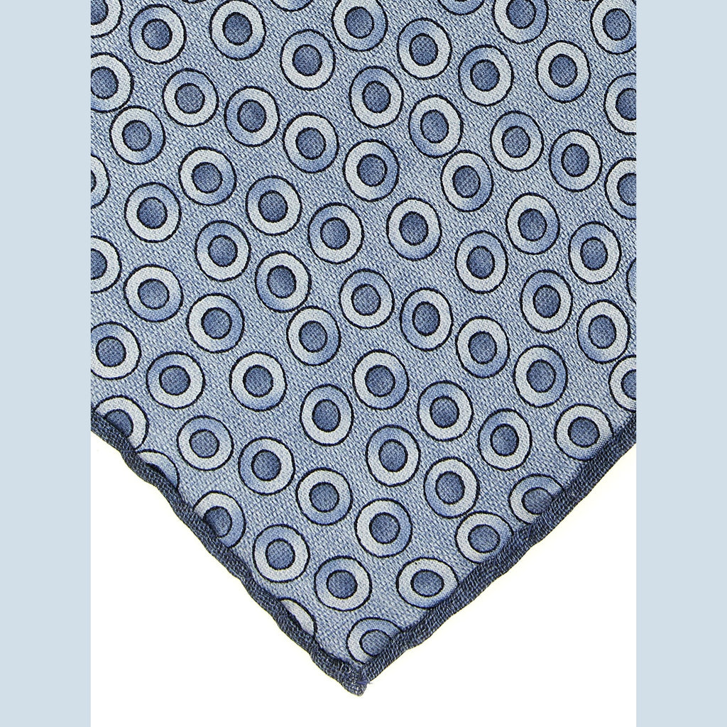 Blue Silk Pocket Square