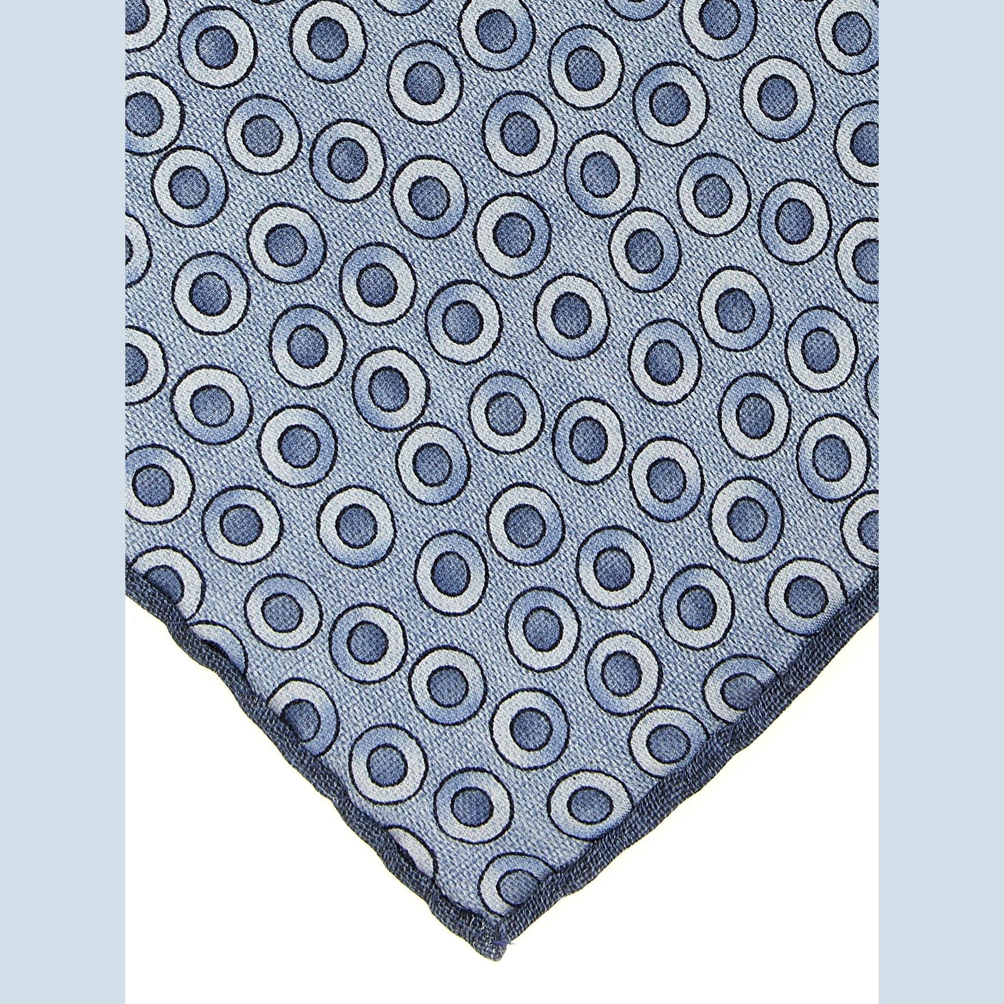 Blue Silk Pocket Square