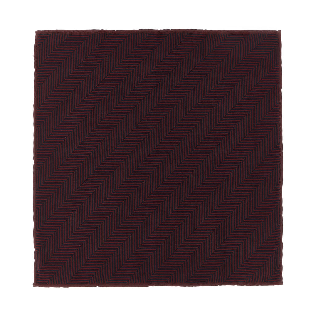 Bordeaux Silk Pocket Square