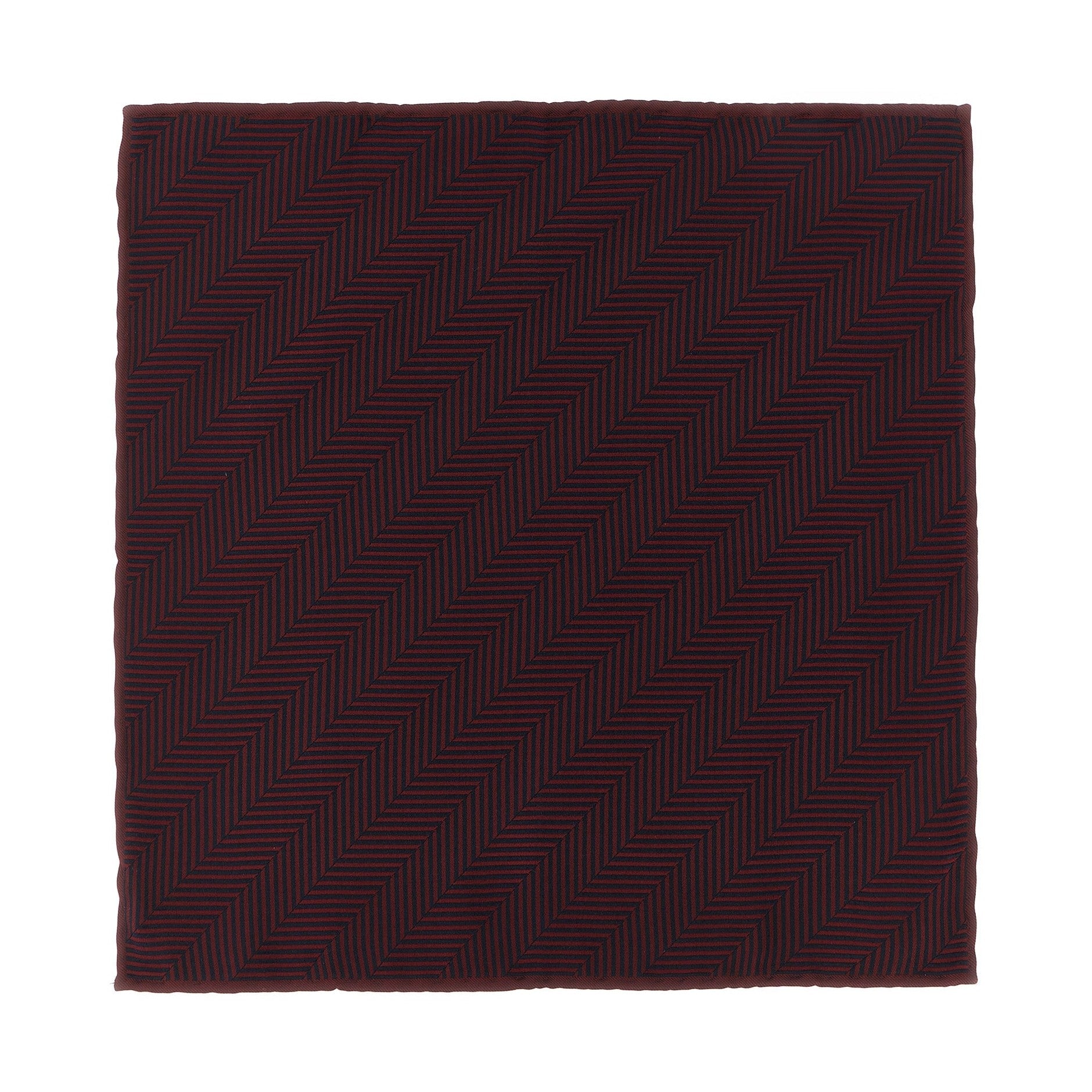 Bordeaux Silk Pocket Square