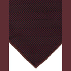 Bordeaux Silk Pocket Square