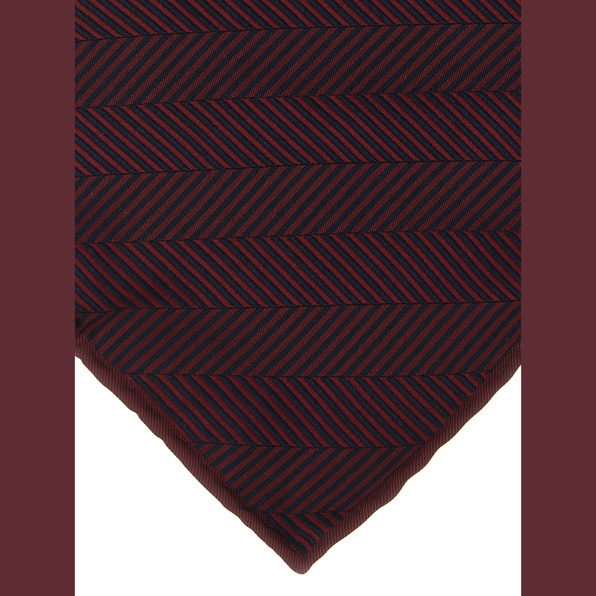 Bordeaux Silk Pocket Square