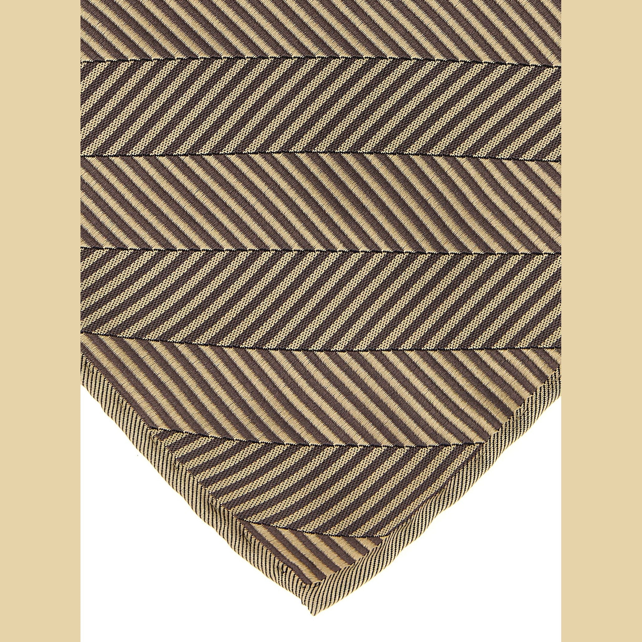 Beige Silk Pocket Square