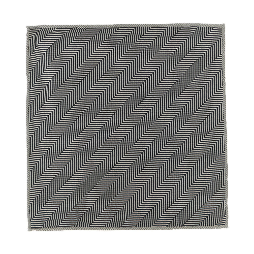 Gray Silk Pocket Square