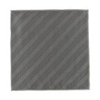 Gray Silk Pocket Square