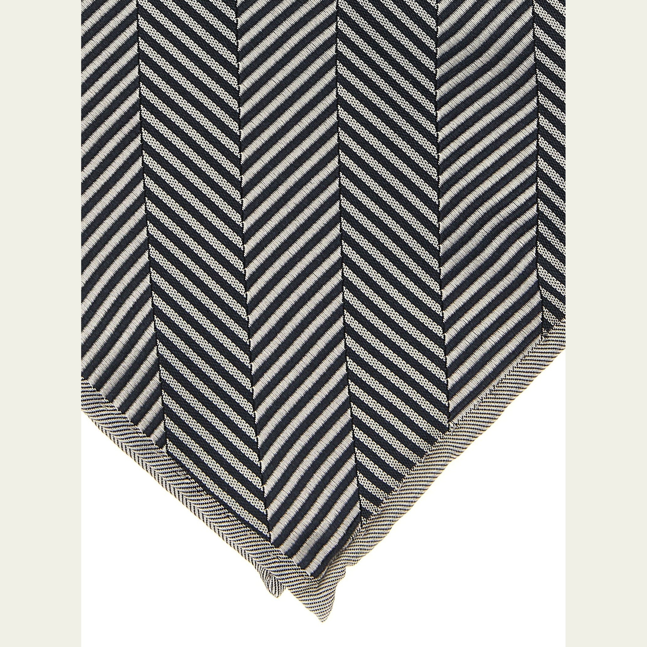 Gray Silk Pocket Square
