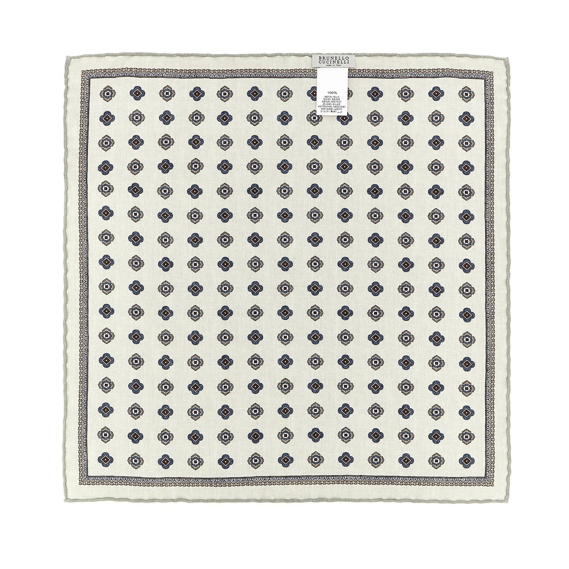 Multicolor Silk Pocket Square