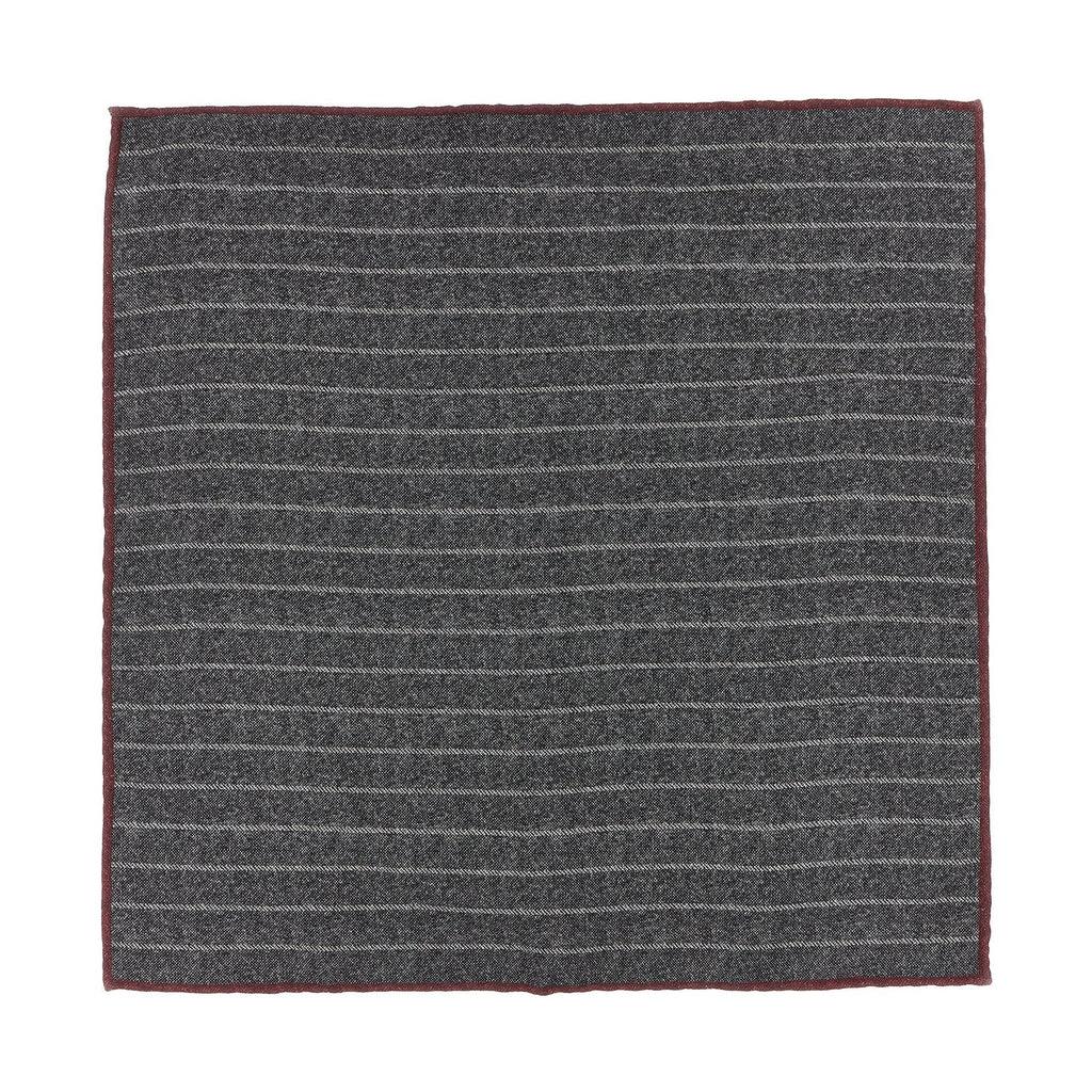 Gray Silk Pocket Square