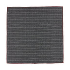 Gray Silk Pocket Square