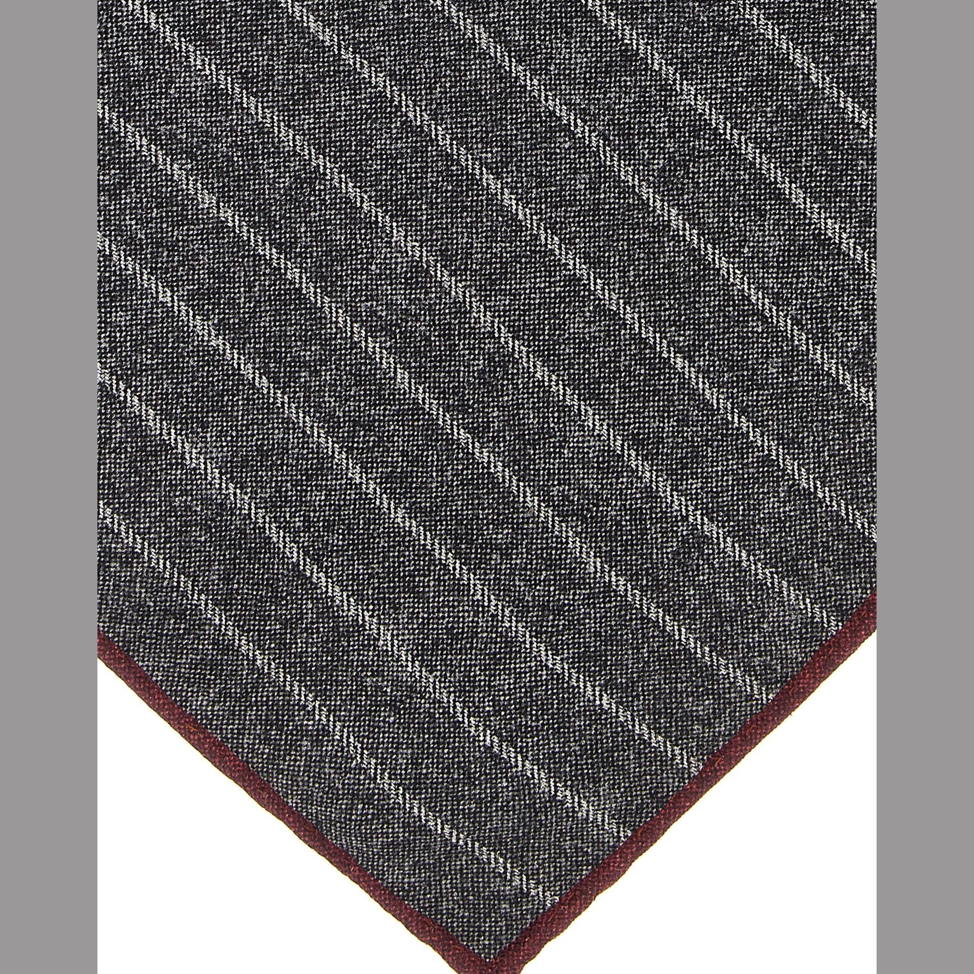 Gray Silk Pocket Square
