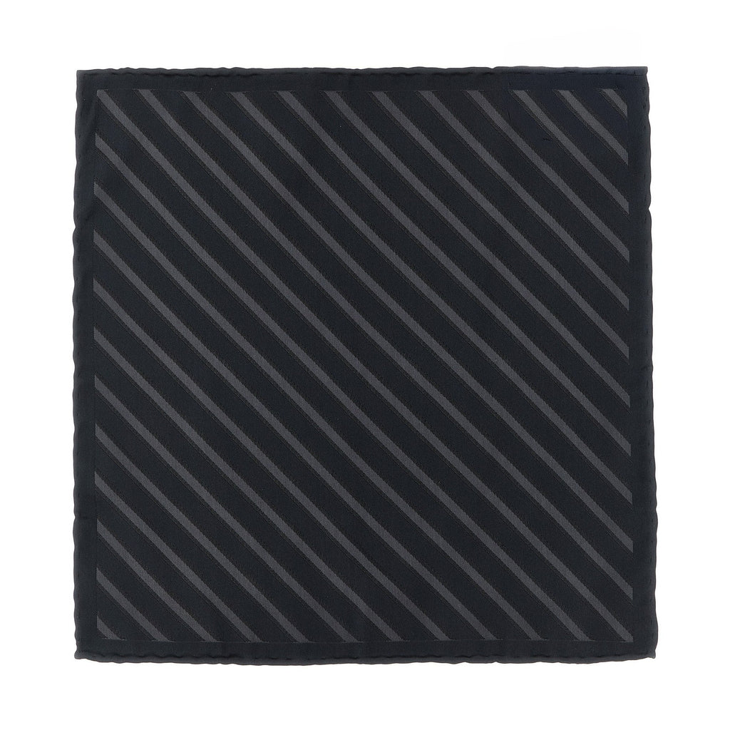 Gray Silk Pocket Square