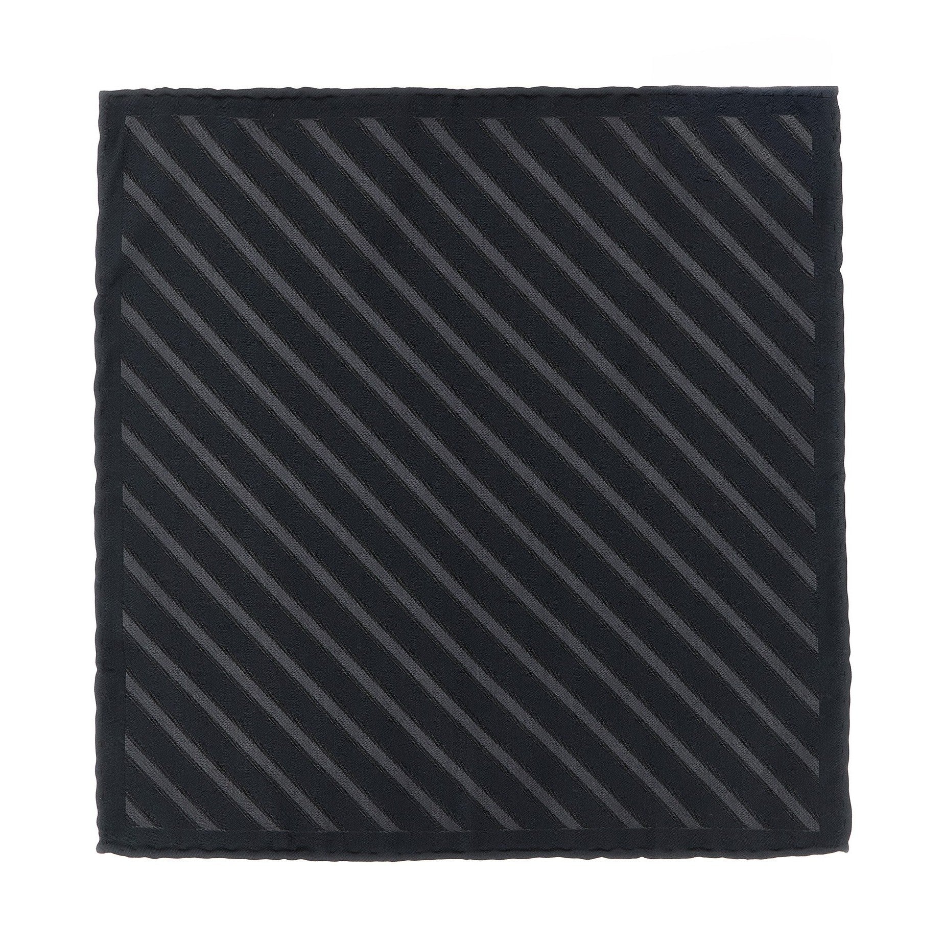 Gray Silk Pocket Square