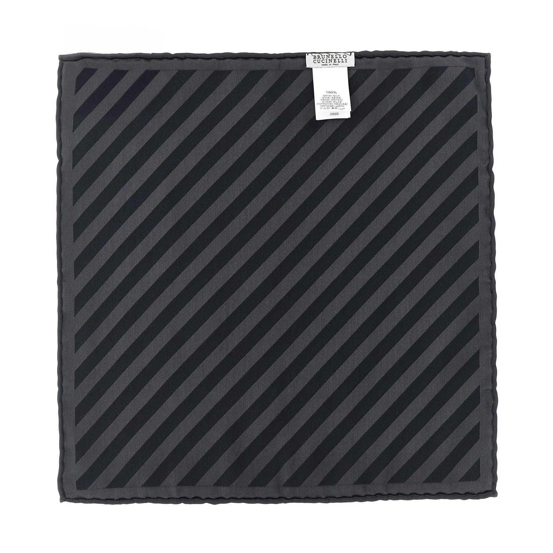 Gray Silk Pocket Square