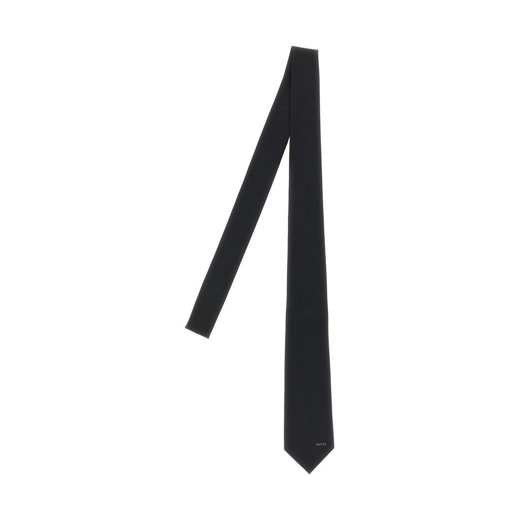 Black Silk Tie