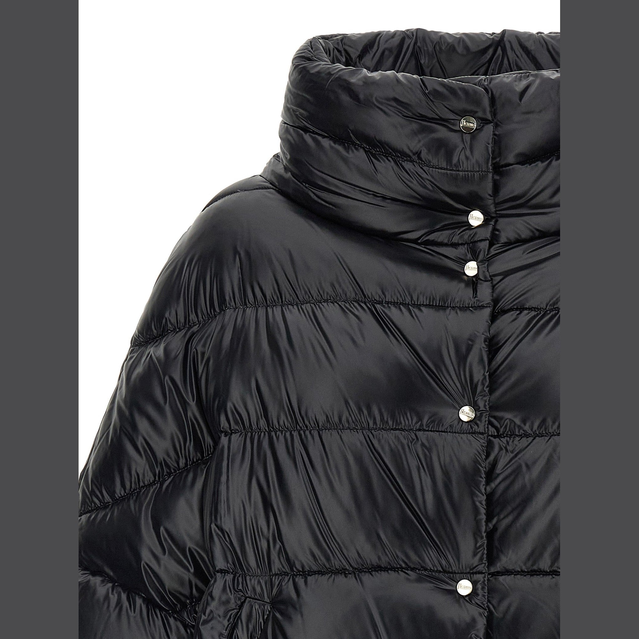 Black Polyamide Coat
