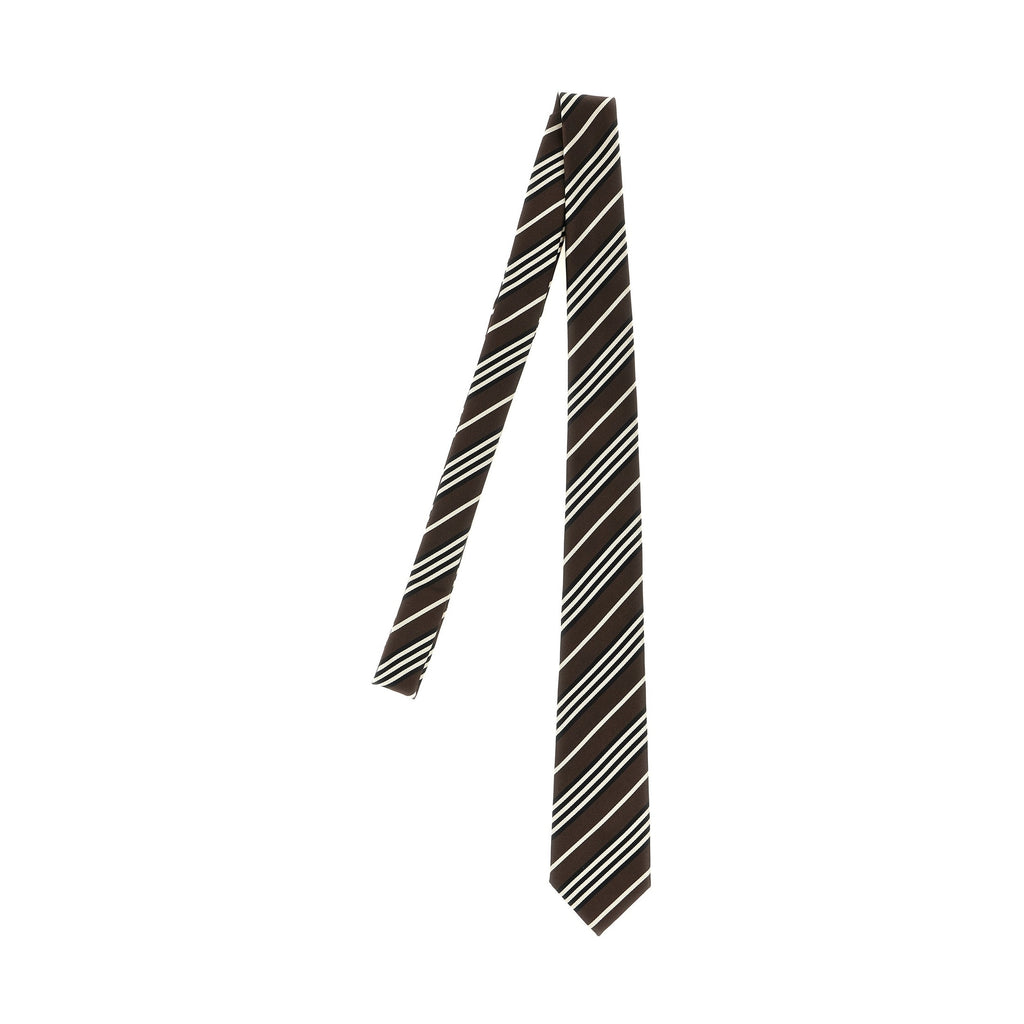 Brown Silk Tie