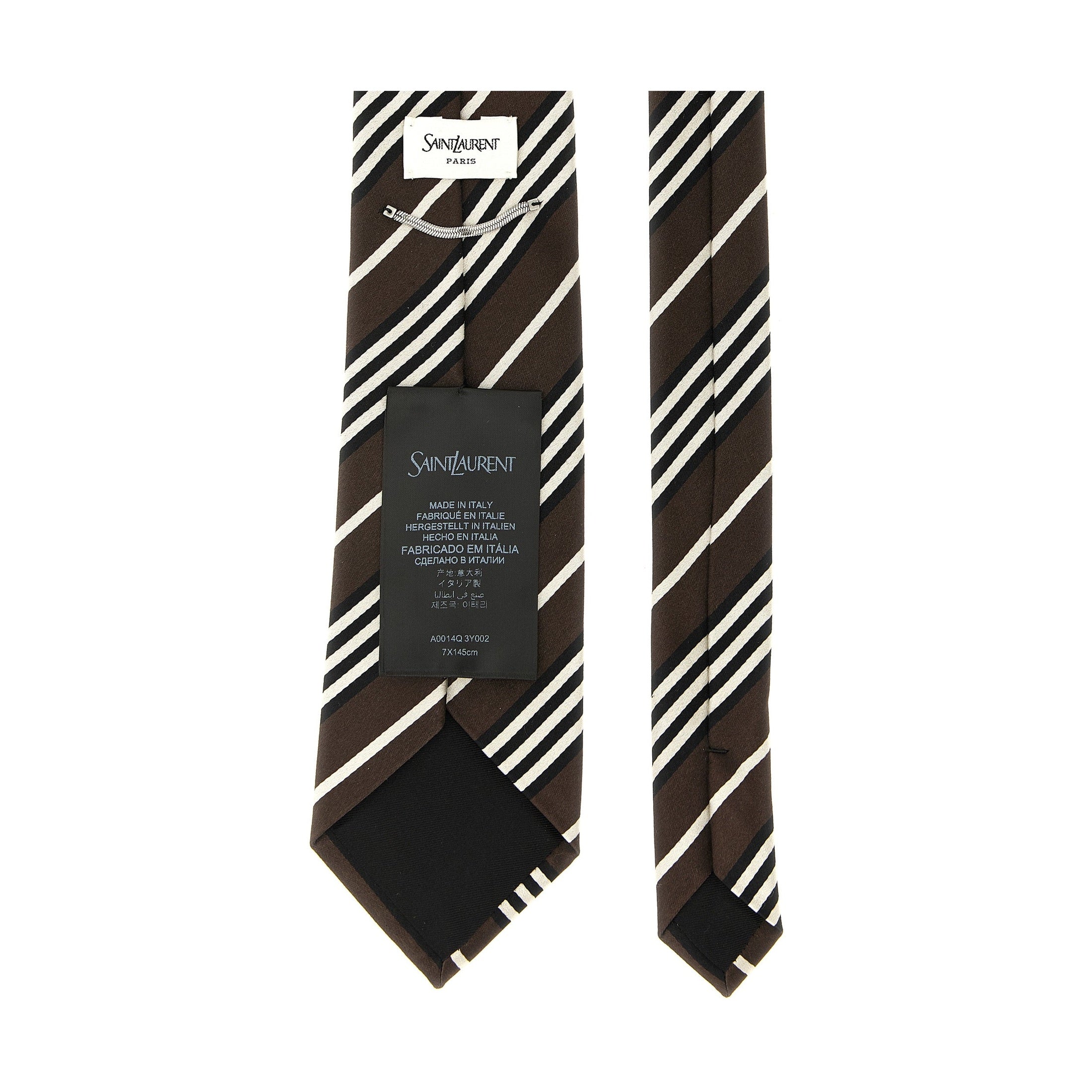 Brown Silk Tie