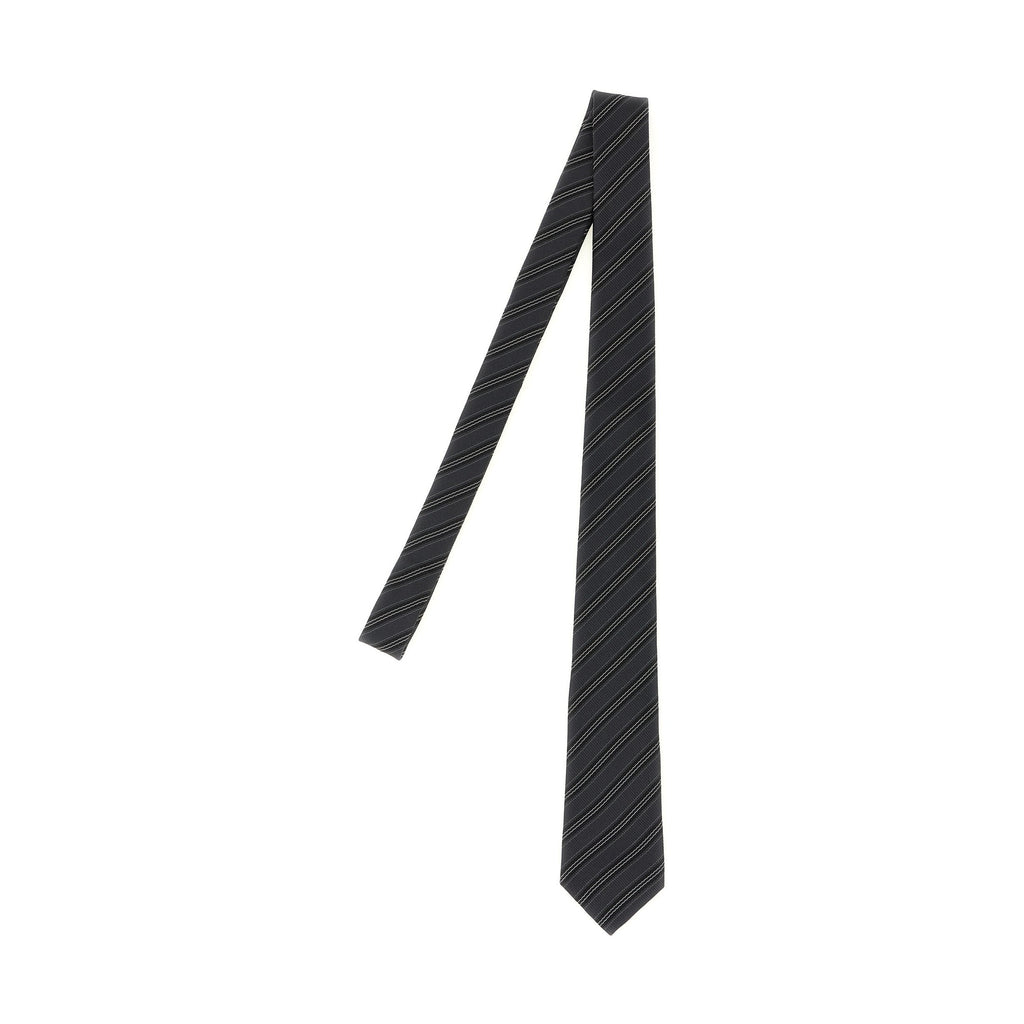 Gray Silk Tie