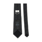 Gray Silk Tie