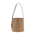 Beige Calfskin Shoulder Bag