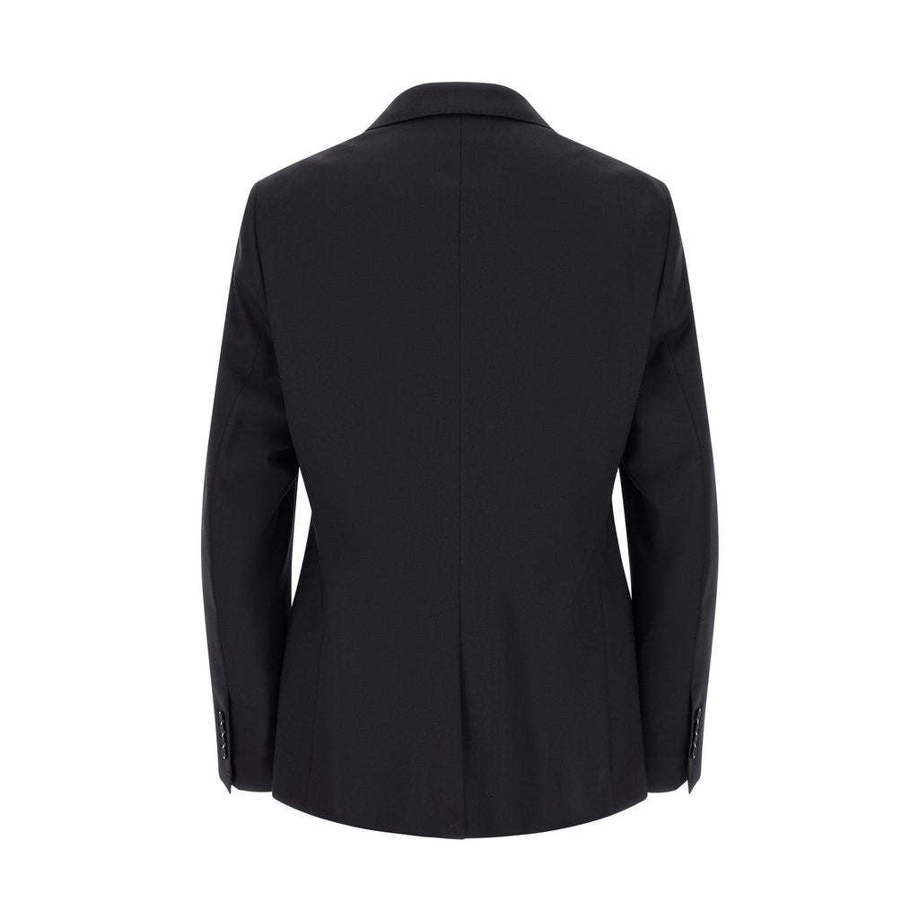 Blue Virgin Wool Two-Piece Suit