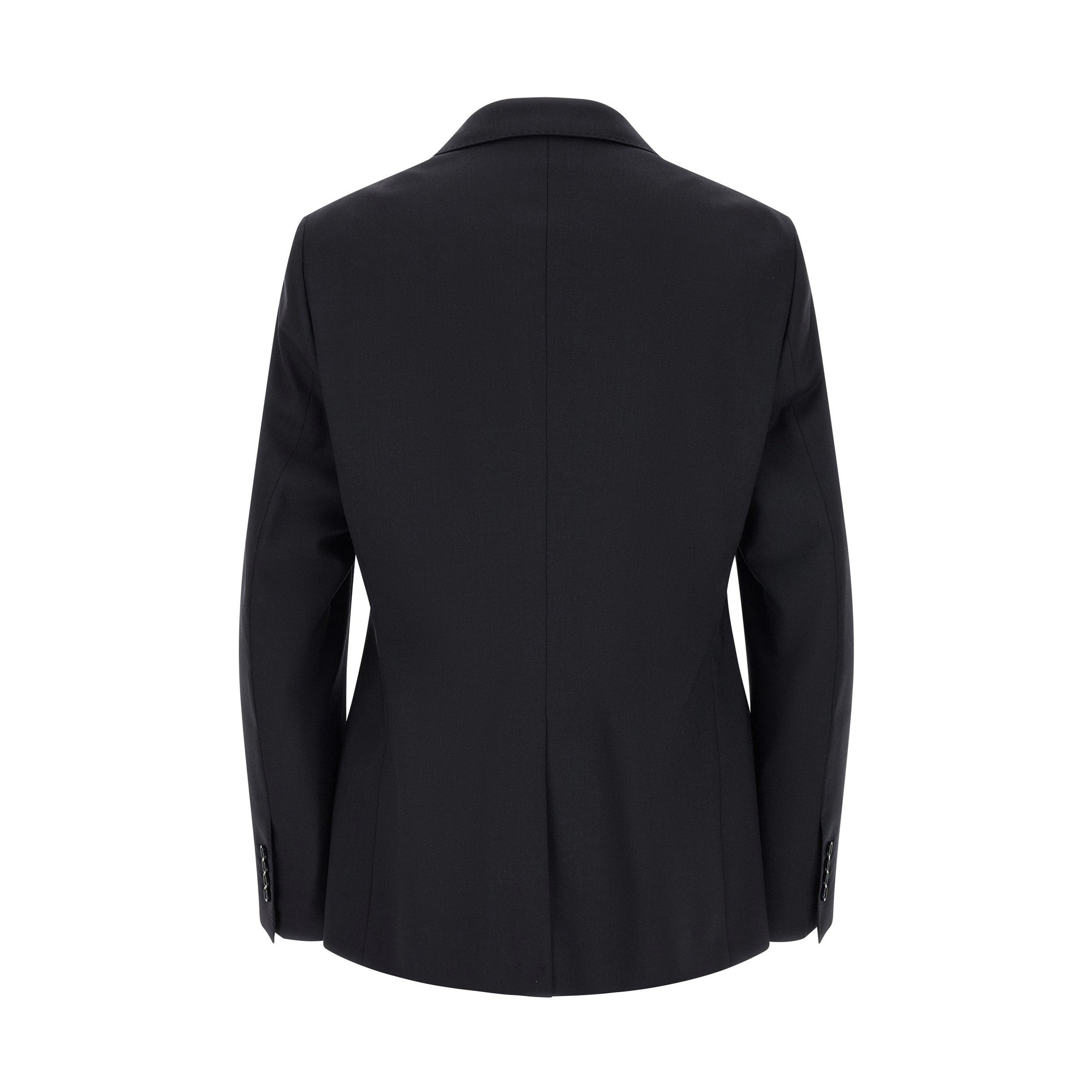 Blue Virgin Wool Two-Piece Suit