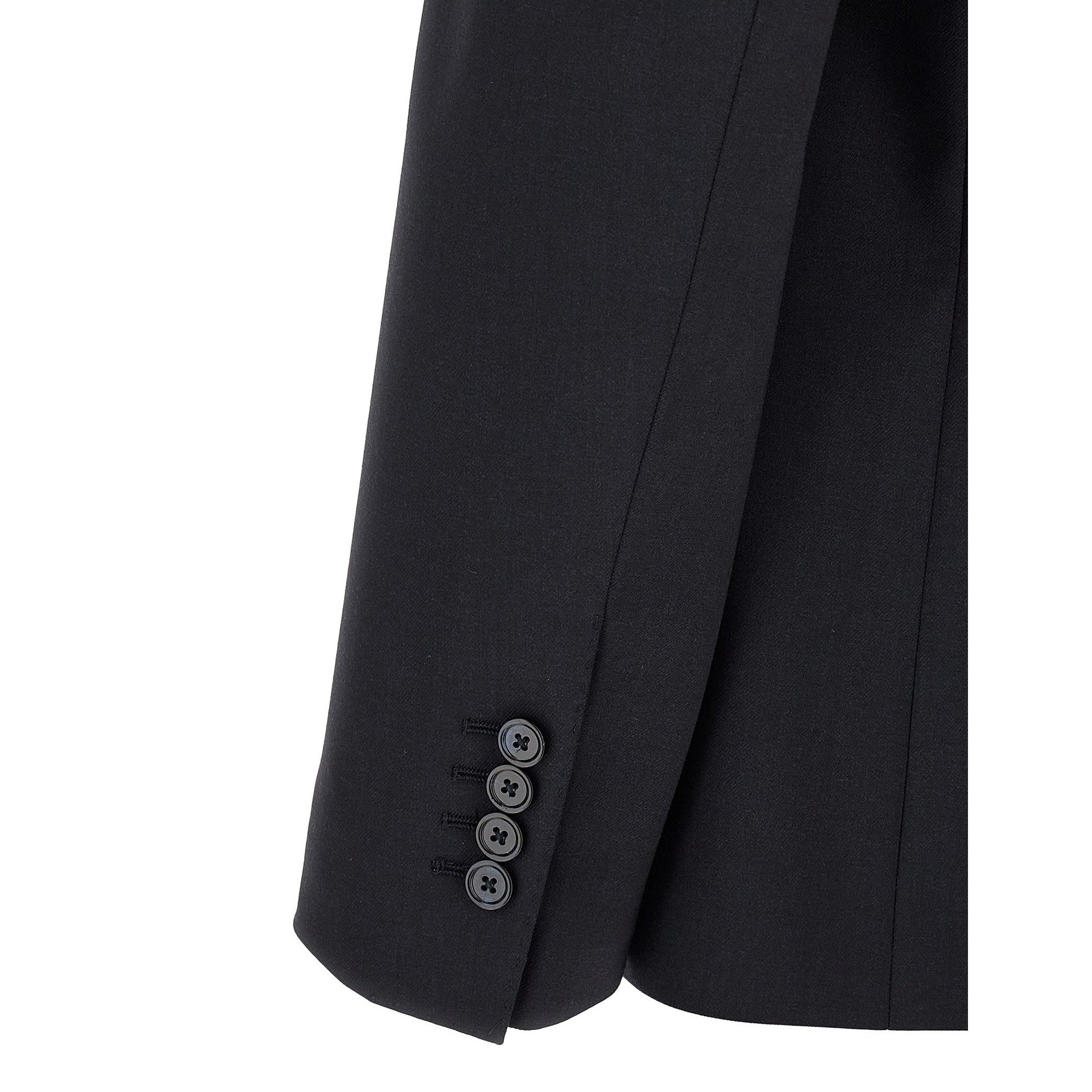 Blue Virgin Wool Two-Piece Suit